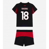 AC Milan Christopher Nkunku #18 Domáci Detský futbalový dres 2025-26 Krátky Rukáv (+ trenírky)